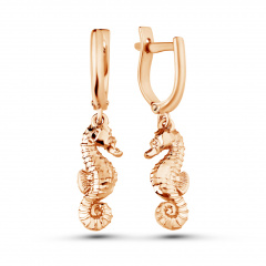 Серьги "Морские коньки"