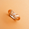 Кольцо "Руки-сердце №2"  позолота