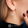 Серьги "Атом" позолота